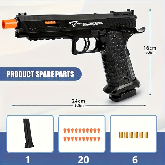 2011 Battle Master Soft Bullet Toy Pistol with Shell Ejection