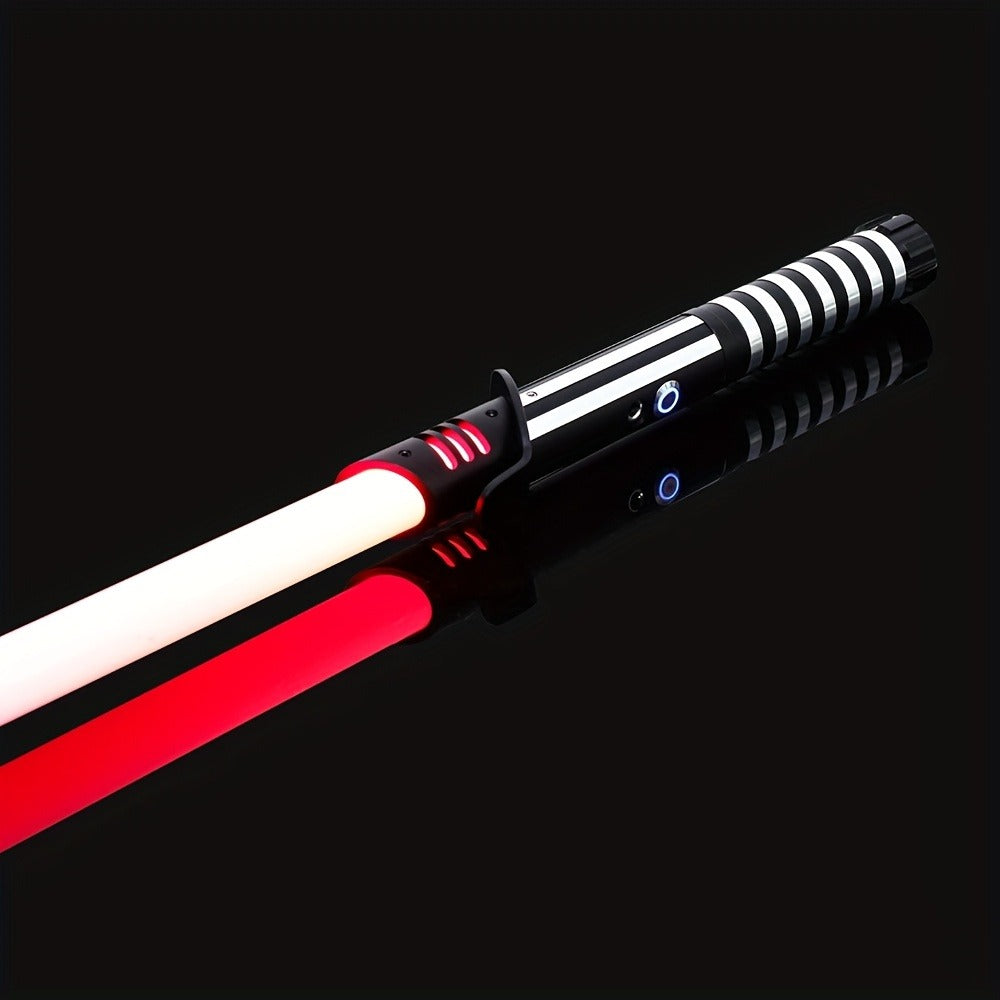 Light-Up Saber Toy with 16-Color RGB Lighting and Sound for Cosplay