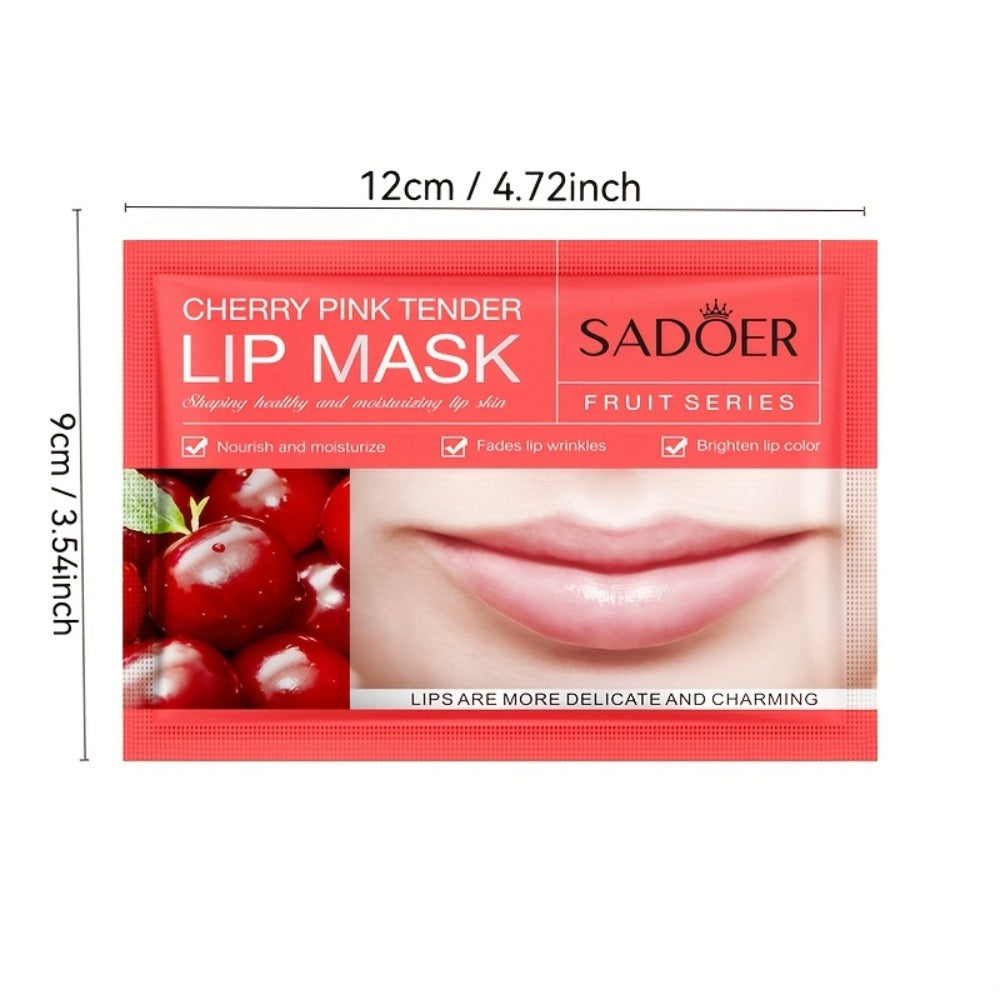 Hydrating Lip Mask Crystal Gel Pads 30 Pcs - Deep Moisture Lip Treatment Patches for Dry Chapped Lips, Exfoliating Lip Care Pads with Skin Essence for Smooth Soft Plump Lips Women