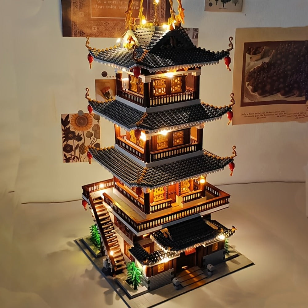Ancient Chinese Palace Building Set, 6,134 Mini Bricks, Heavenly Fairy Mirror