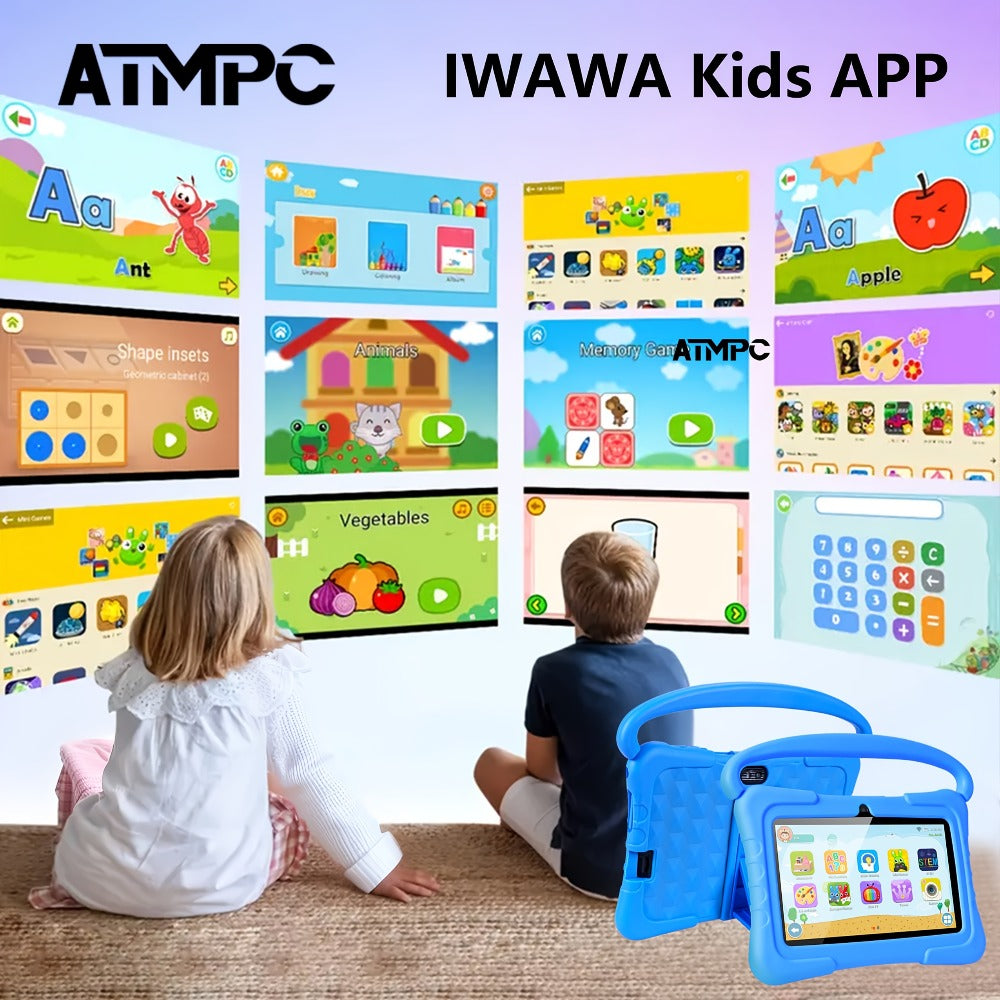 Kids Tablet 7 Inch Android 11, Dual Camera, Parental Controls, Educational Games & Learning Apps, 3GB RAM 32GB ROM, WiFi, Toddler Learning Machine, Birthday & Holiday Gift for Boys Girls Ages 3-10, Pink