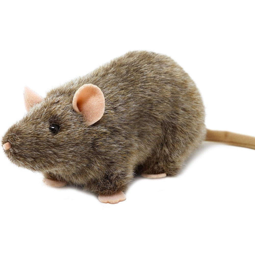 Reuben The Rat Plush, 7-Inch Norway Rat with Story Card