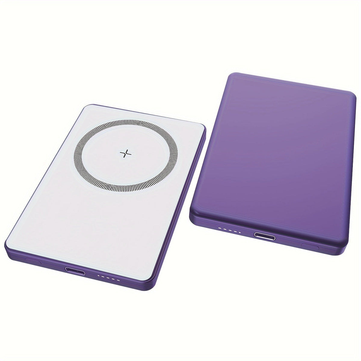 MagSafe Compatible Magnetic Power Bank 5000mAh Ultra Slim 20W Fast Charging – Portable Charger for iPhone 17 16 15 14 13 12 | Snap-On Wireless Battery Pack | Blue Purple Pink Grey Silver