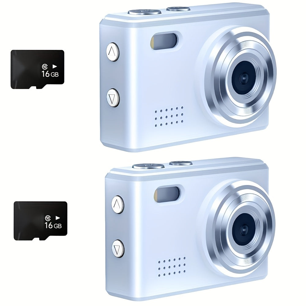 Keychain Mini Digital Camera 16X Zoom Autofocus & Shock-Proof | 2.8-Inch Screen Point-and-Shoot Cam for Travel & Vlog – Ideal Birthday Gift for Adults, Friends & Beginners