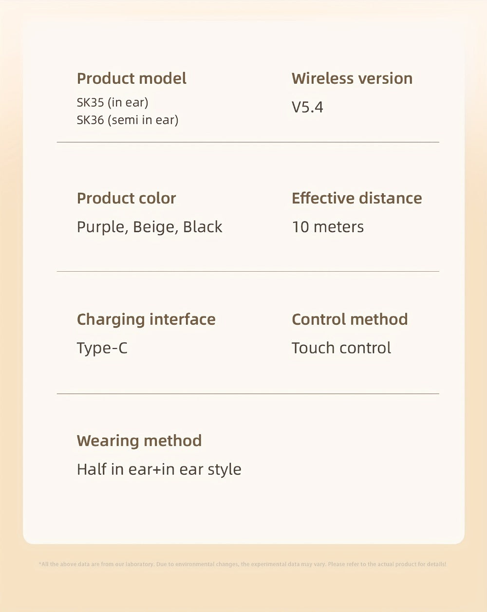 Sleep Mini Earbuds 2 Pairs Wireless Bluetooth In-Ear Headphones Long Battery Life HD Calling 3 Colors Sport Use Single Compartment Case All Seasons