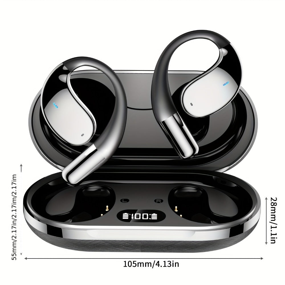 AI Language Translation Headphones Real-Time 156 Languages & Accents 3-in-1 Wireless Bluetooth Earbuds for Travel Business Learning iOS Android Compatible Bluetooth 5.4