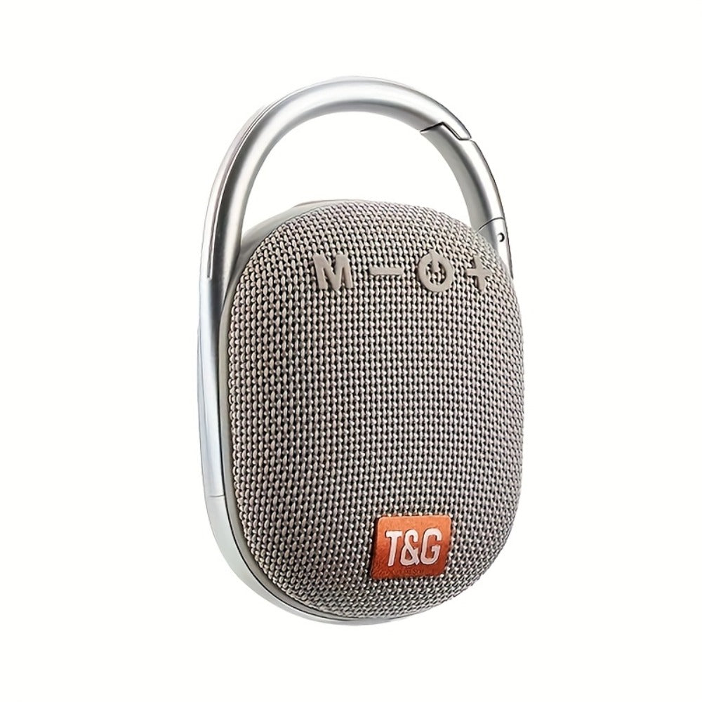 Mini Portable Bluetooth Speaker with LED Lights – Micro SD/TF Card Support, Integrated Latch, Stereo Audio, Compact Wireless Speaker for Home, Outdoor, Travel, Camping, Halloween & Holiday Parties