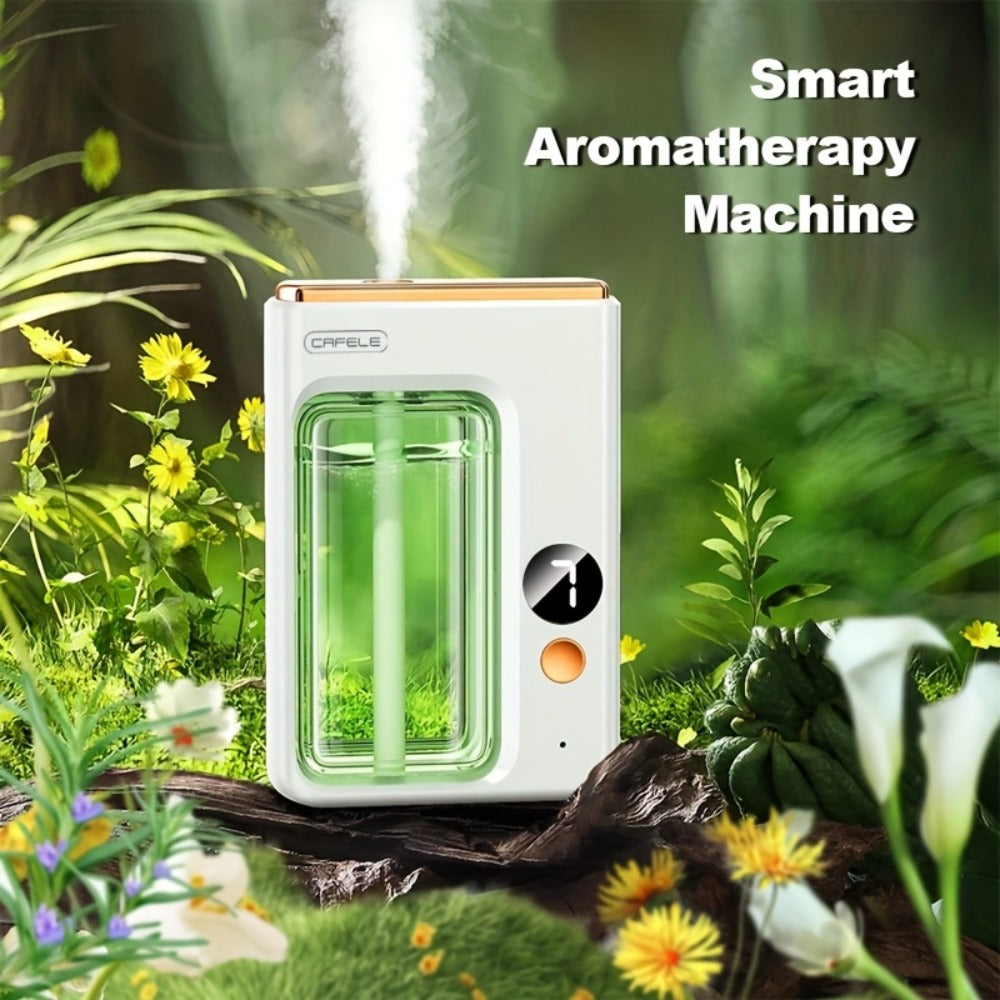 Ultrasonic Essential Oil Diffuser & Humidifier with Auto Shut-Off, Quiet Aromatherapy for Home Bedroom Office – Choose Hilton Gardenia Ocean Shangri-La Encounter Scent Bundle