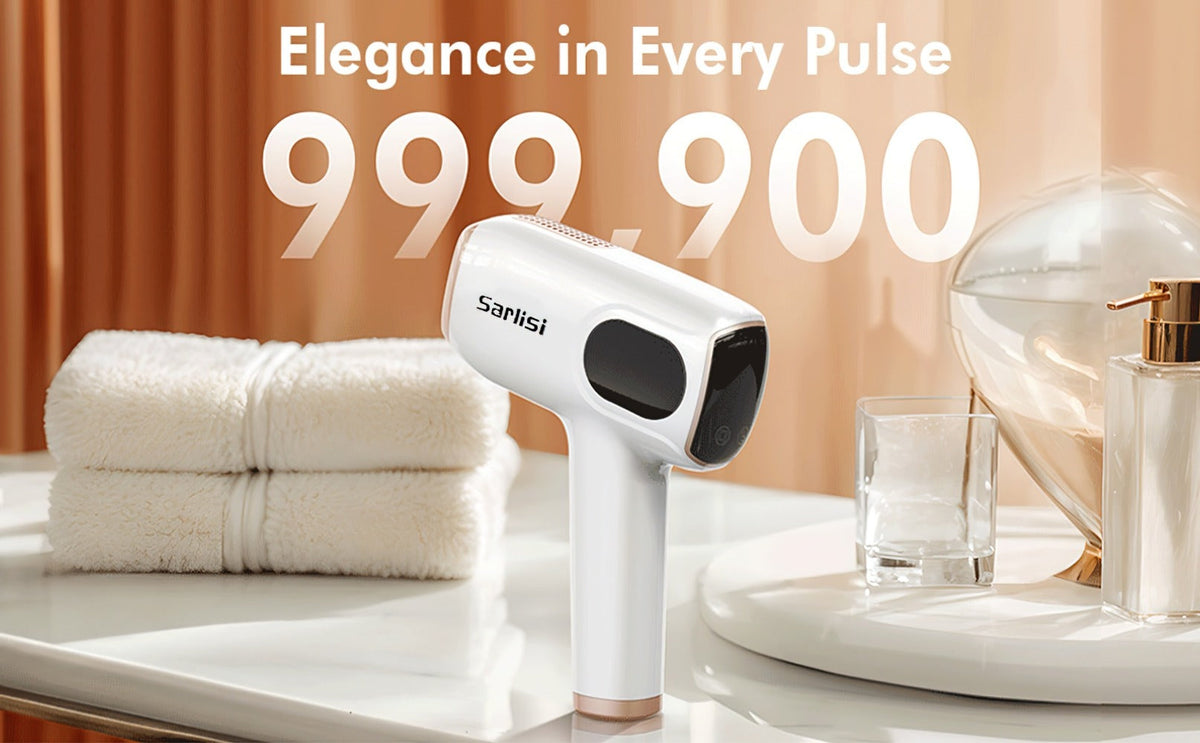 IPL Hair Removal Device 9-Mode Auto Flash for Women & Men – Painless Permanent At-Home Laser Hair Remover for Face Legs Underarms Bikini Line Arms Back Chest Full Body