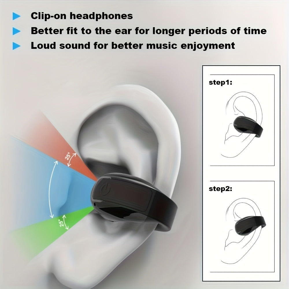 Lightweight Noise Cancelling Wireless Earbuds Handsfree Calls, Stylish Portable In-Ear Headphones USB Type-C Charging 5H Battery Life, Compatible with Smartphones, Perfect Gift for Men Women