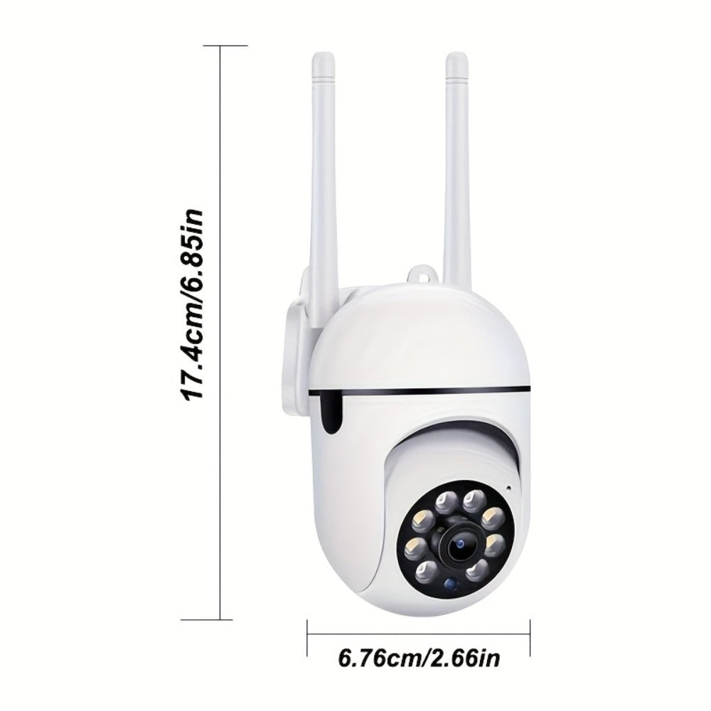 USB Powered Indoor Security Camera 1080P 360° Panoramic WiFi, Two-Way Audio, Motion Detection, SD Card & Cloud Storage – Wireless Home Nanny Baby Pet Monitoring Camera