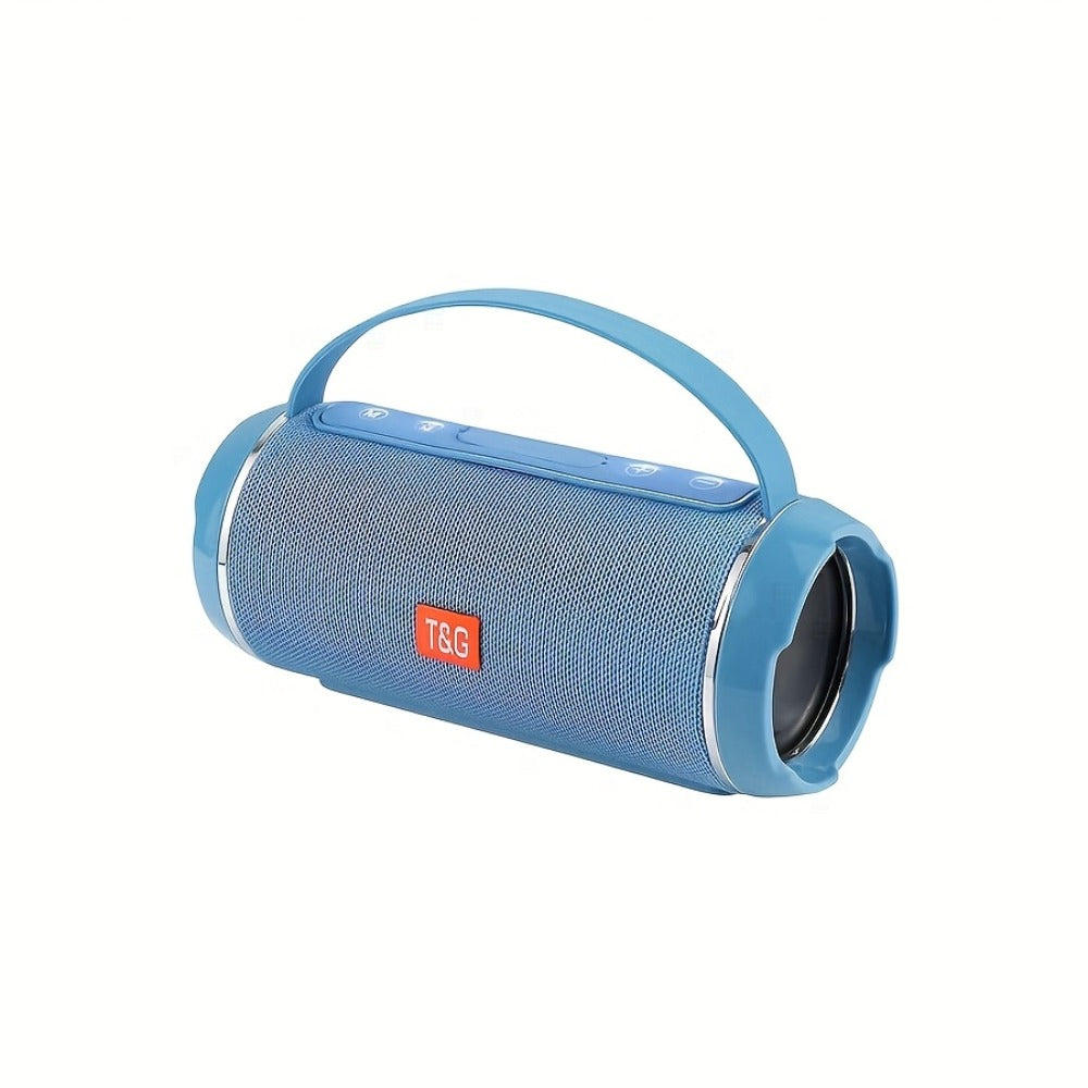 TG116C IPX4 Portable Bluetooth 5.0 Speaker 1200mAh Rechargeable Wireless Speaker USB TF FM Type-C Charging Surround Sound for Outdoor Travel Home Mobile