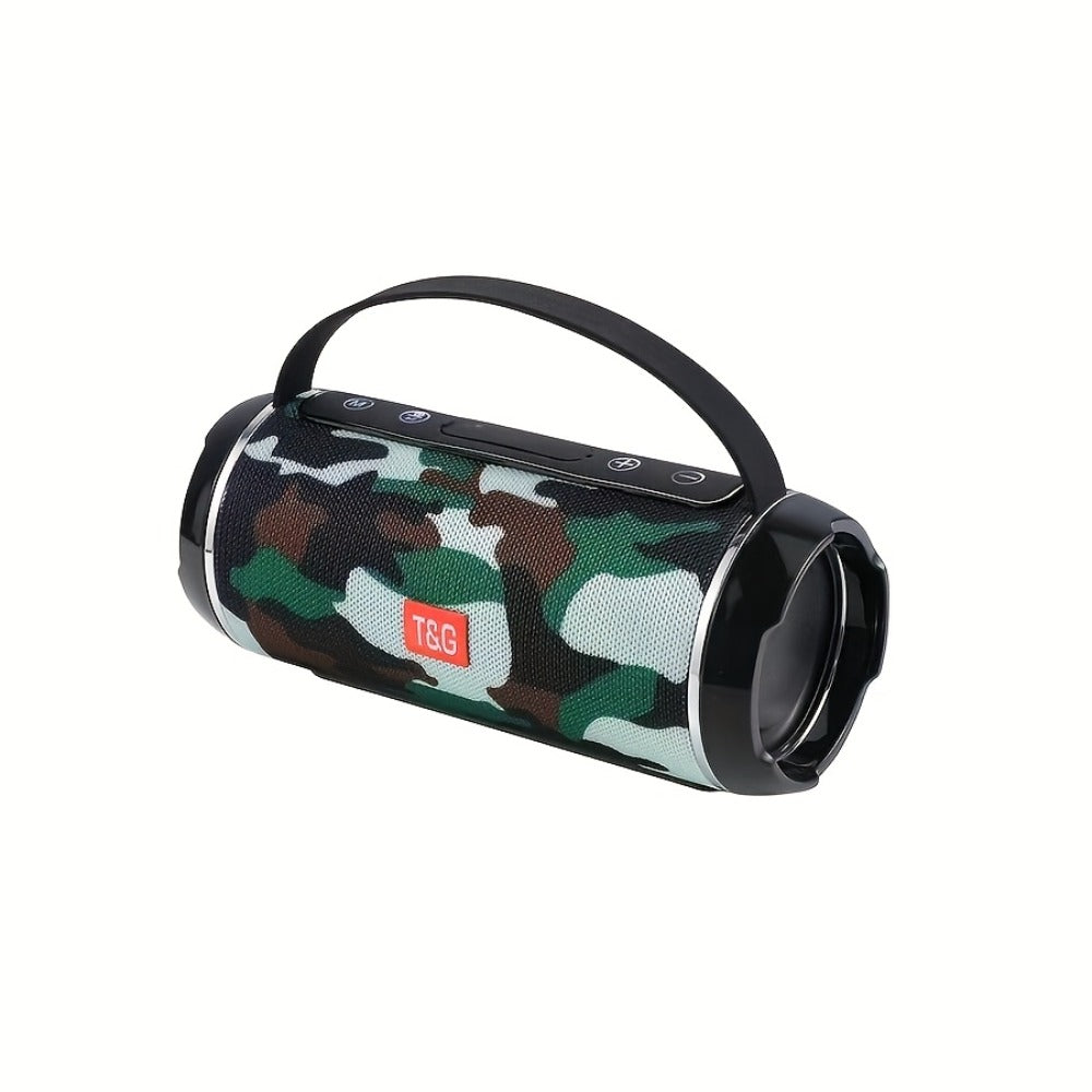 TG116C IPX4 Portable Bluetooth 5.0 Speaker 1200mAh Rechargeable Wireless Speaker USB TF FM Type-C Charging Surround Sound for Outdoor Travel Home Mobile