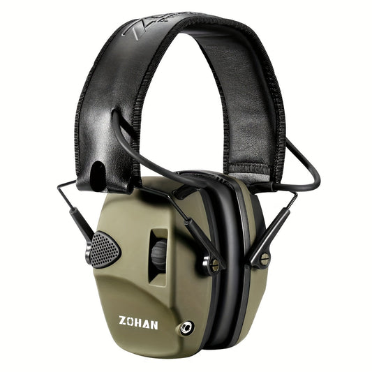 Electronic Shooting Earmuffs, NRR 22 dB with Sound Amplification and Foldable Design