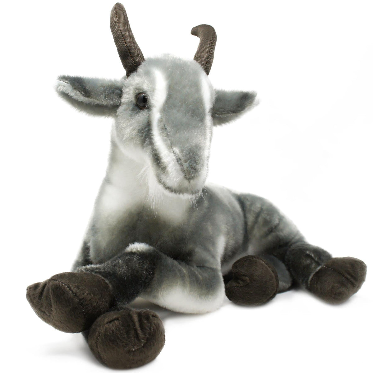 Stuffed Animal Pygmy Goat Plush 18 Inch – Patrick the Pygmy Goat Soft Cuddly Toy by Viahart, CPSIA Safe, Perfect Birthday Gift for Kids & Farm Animal Lovers