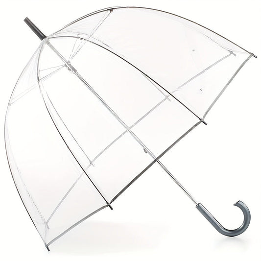 Clear Dome Bubble Umbrellas with 47-Inch Canopy and Auto Open, 2-Pack