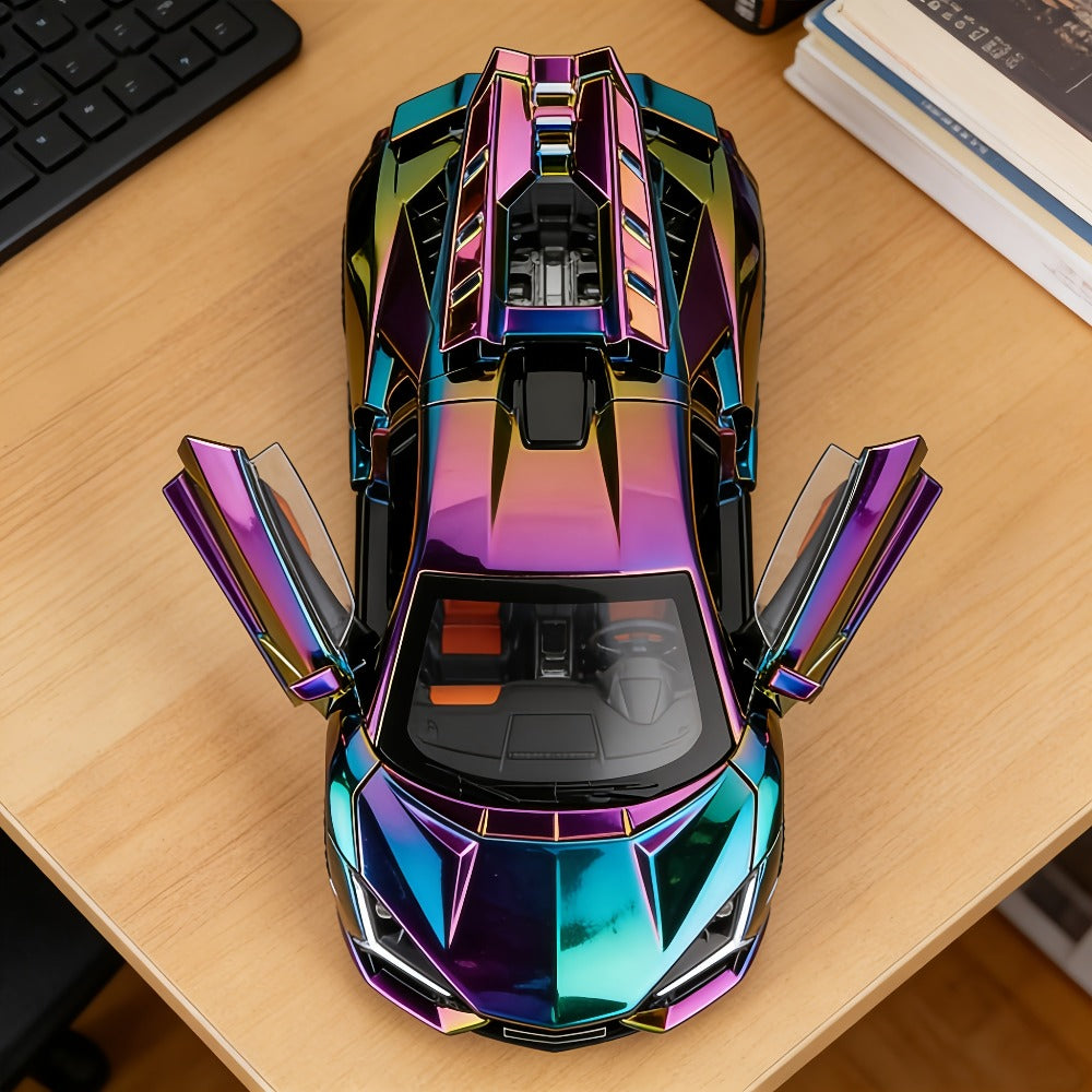 Die-Cast Sports Car Display Model, 1:24 Scale with 8 Style Options
