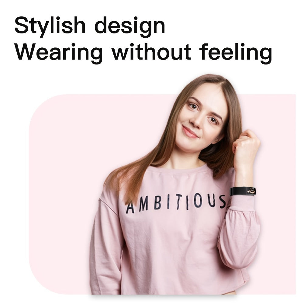 AMOLED Smart Band 1.1" Always-On Display, 14-Day Battery Life, 25 Sport Modes, Heart Rate & Sleep Tracker, 100+ Watch Faces, Ultra-Thin Fitness Watch, Weather & Music Control – For Men & Women