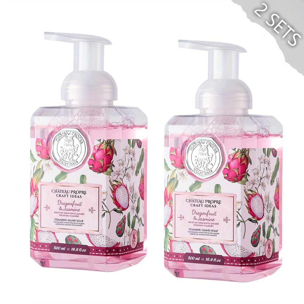 Foaming Hand Soap 500ml Moisturizing Gentle Foam Soap 8 Scents Vanilla Coconut Citrus Floral Fruity Deeply Hydrating Soft Hands All Skin Types Bathroom Kitchen Bedroom Office 1PC 2PCS Value Pack