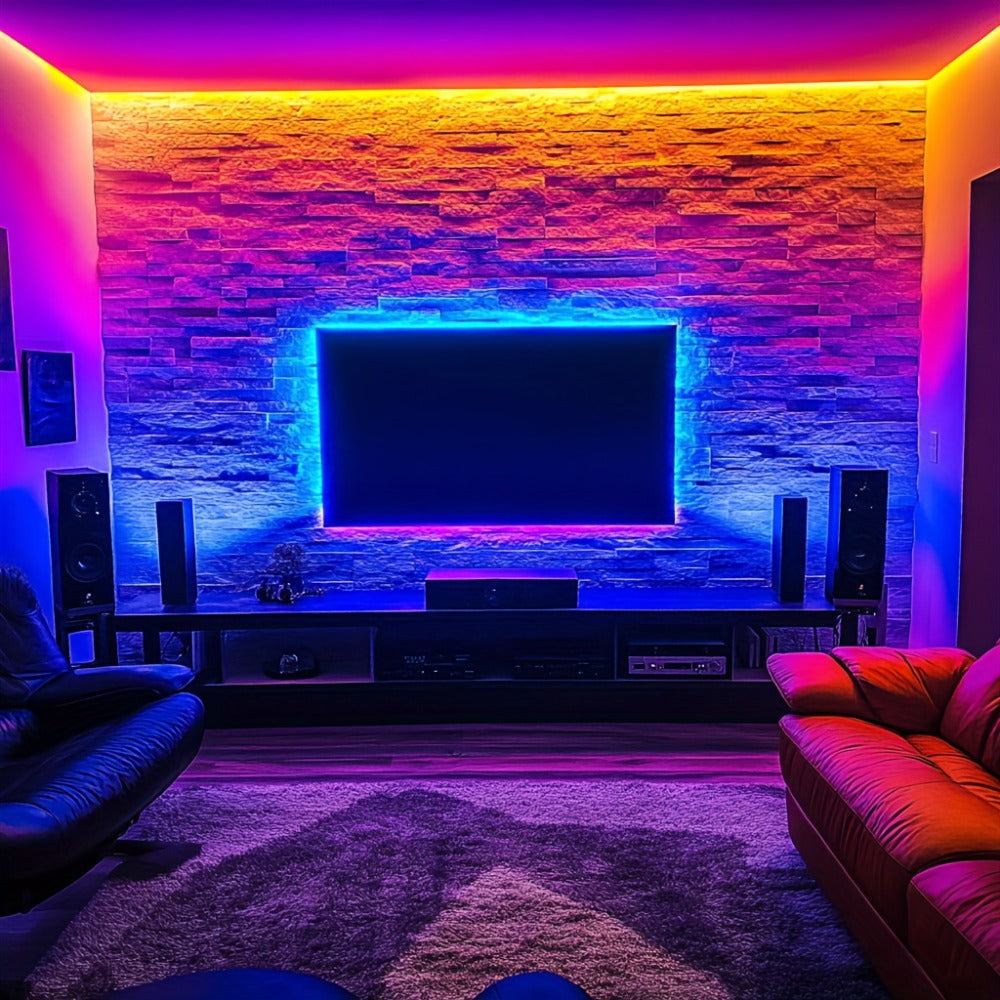 Smart LED Strip Lights for Bedroom 100FT RGB Color Changing – App & Remote Control Home Decor Light Strip for Room Party Thanksgiving Christmas Holiday Decoration & Gifts