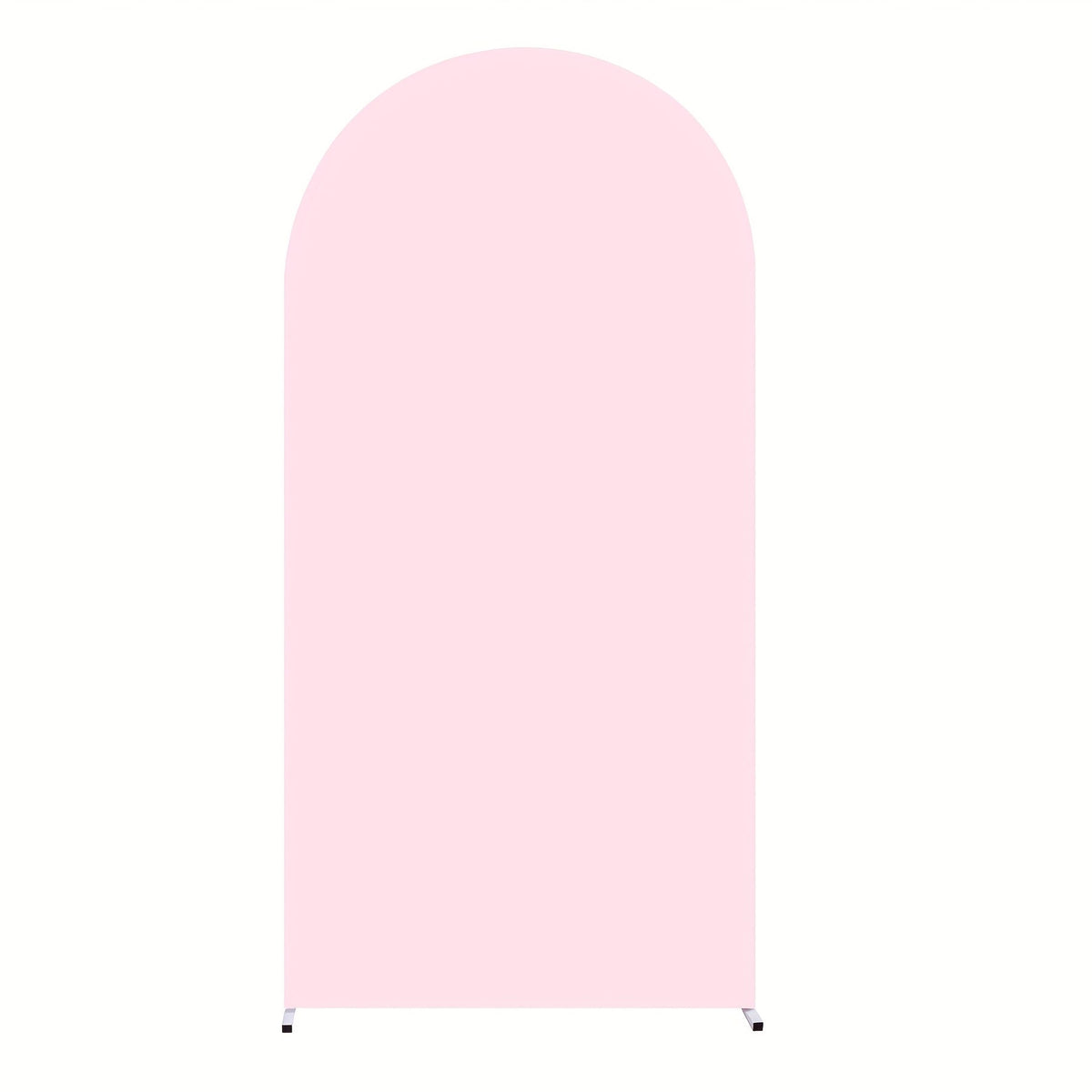 Wedding Arch Cover 6ft Polyester Fitted Round Top Backdrop Cover, Wrinkle-Free Machine Washable, for Wedding Ceremony Birthday Party Gender Reveal Banquet Decoration, 9 Colors Available