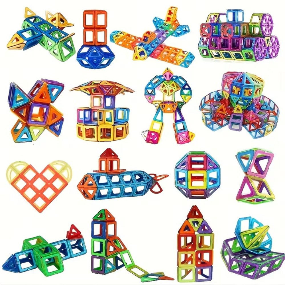 67-Piece Large Magnetic Tile Building Set