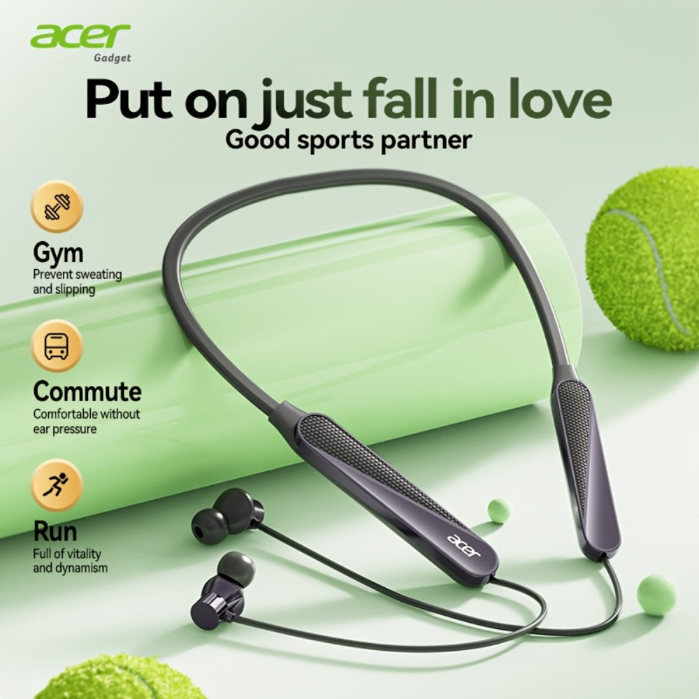 Acer TWS Wireless Earbuds Gaming Mode Low Latency, Noise Isolation Stereo Sound USB-C Charging Long Battery Life, Compatible with iPhone Android Smartphones Tablets for Gaming Workouts Flights Travel