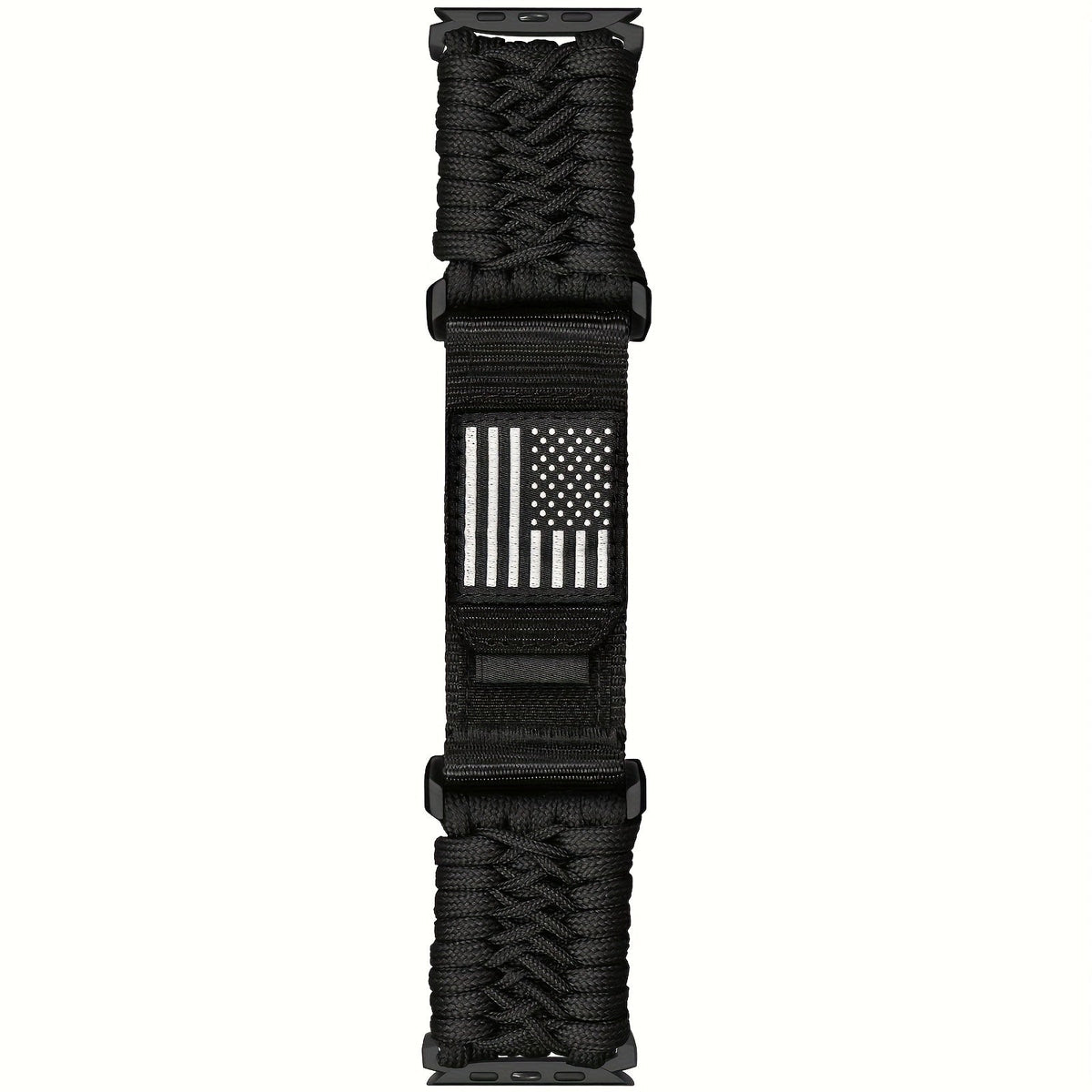 Rugged Nylon Sport Loop Apple Watch Band for Men – Woven Adjustable Strap Compatible with Apple Watch Ultra 3 2 1 Series 11 10 9 8 7 6 5 4 SE 49mm 46mm 45mm 44mm 42mm S M L XL Army Green Black Orange