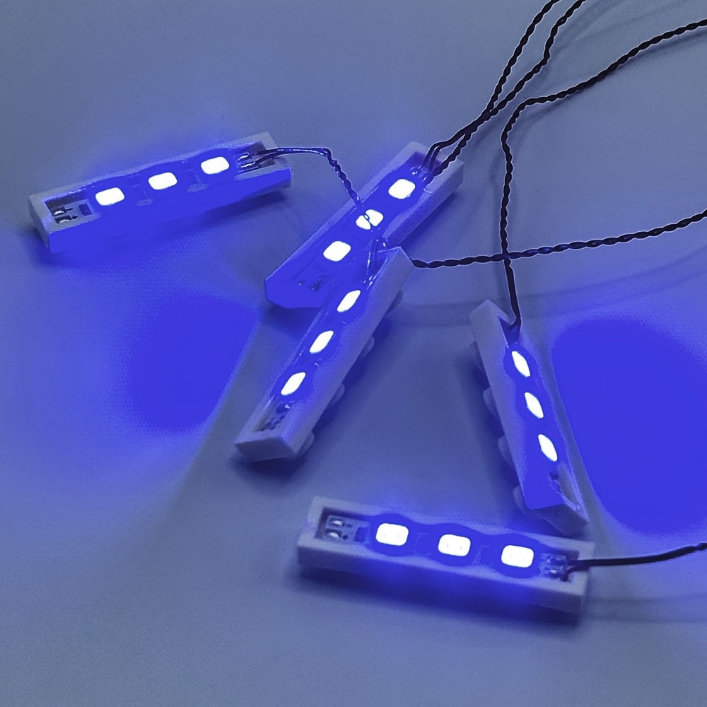 20-Piece 1x4 LED Brick Light Set for Building Block Displays