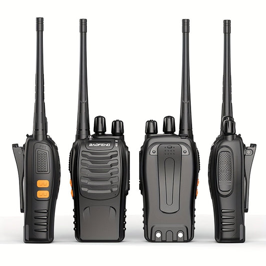 Baofeng BF-888S Walkie Talkies with 16 Channels, Rechargeable UHF Radio Sets