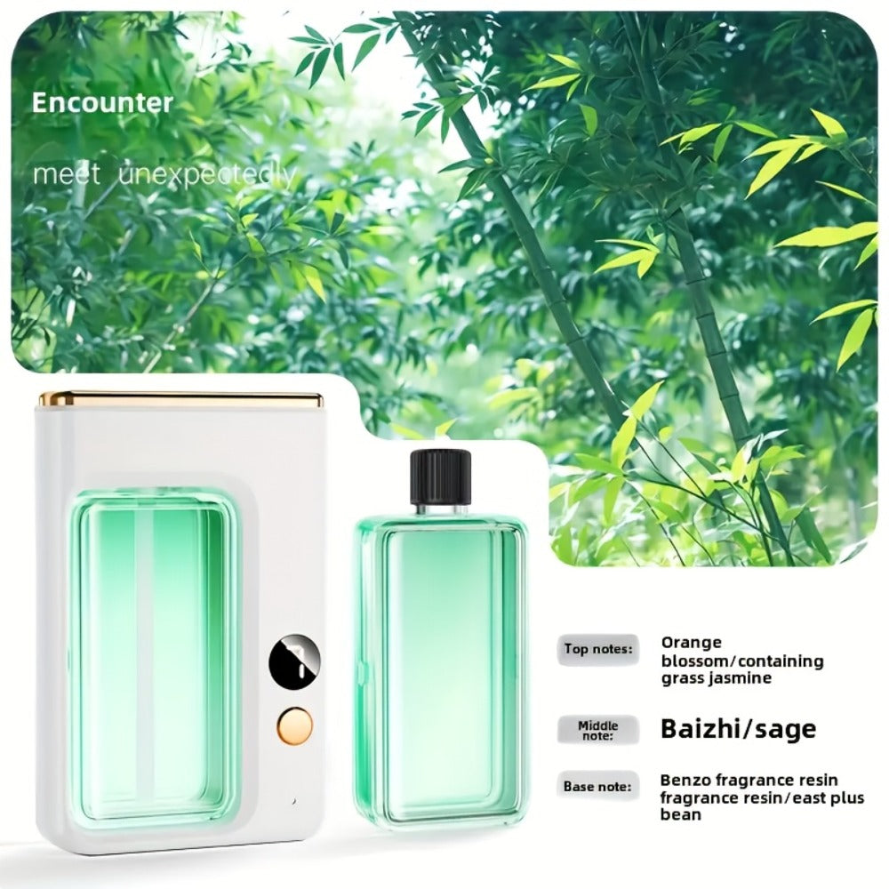 Ultrasonic Essential Oil Diffuser & Humidifier with Auto Shut-Off, Quiet Aromatherapy for Home Bedroom Office – Choose Hilton Gardenia Ocean Shangri-La Encounter Scent Bundle