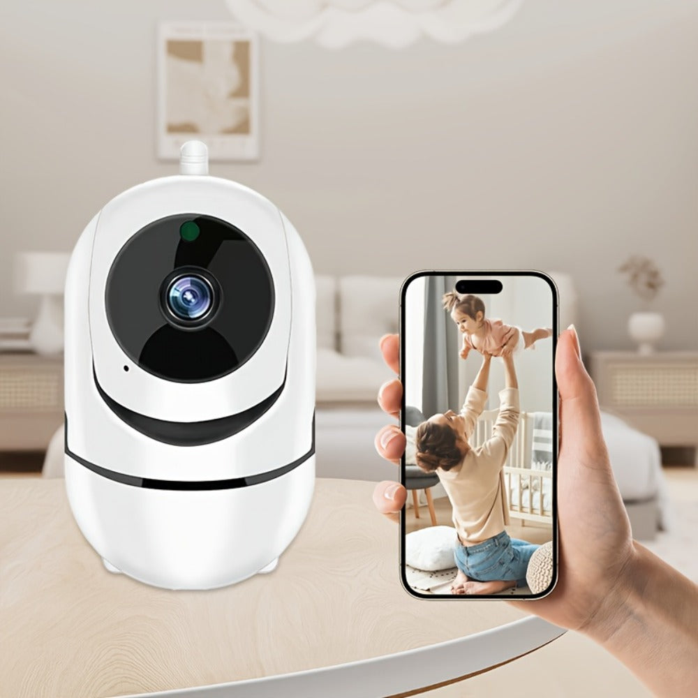 1080P Indoor Security Camera WiFi with Night Vision & Motion Detection – Two-Way Audio, Remote Viewing, Baby Monitor, Pet Cam, Home Surveillance Camera No Subscription