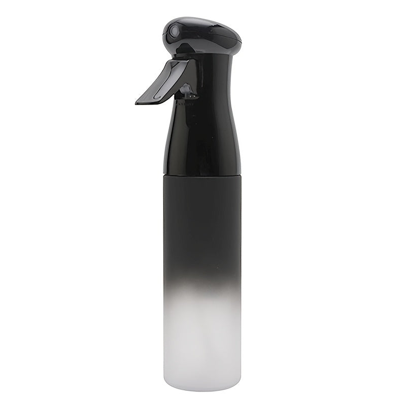 Fine Mist Spray Bottle 300ml 10oz Refillable Fragrance-Free Plastic Sprayer for Hair Styling Salon Barber Gardening Plant Watering Cleaning Gradient Black Pink Purple