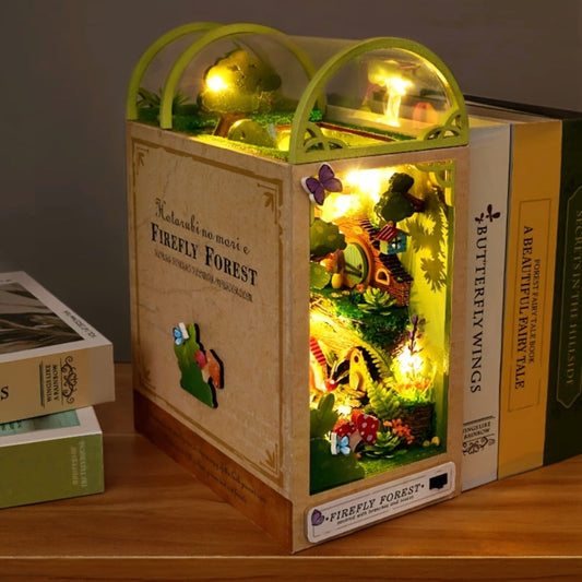 DIY Tiny House Book Nook Kit for Bookshelf and Desk Display