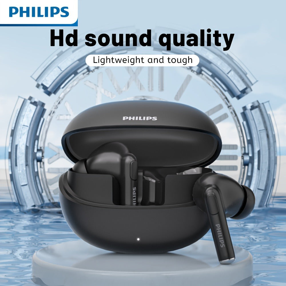 Philips 2026 Wireless Earbuds V6.0 Dual Stereo In-Ear Noise Reduction Long Standby Type-C Charging Comfortable Fit for Birthday Independence Day Holiday Gift iOS Android