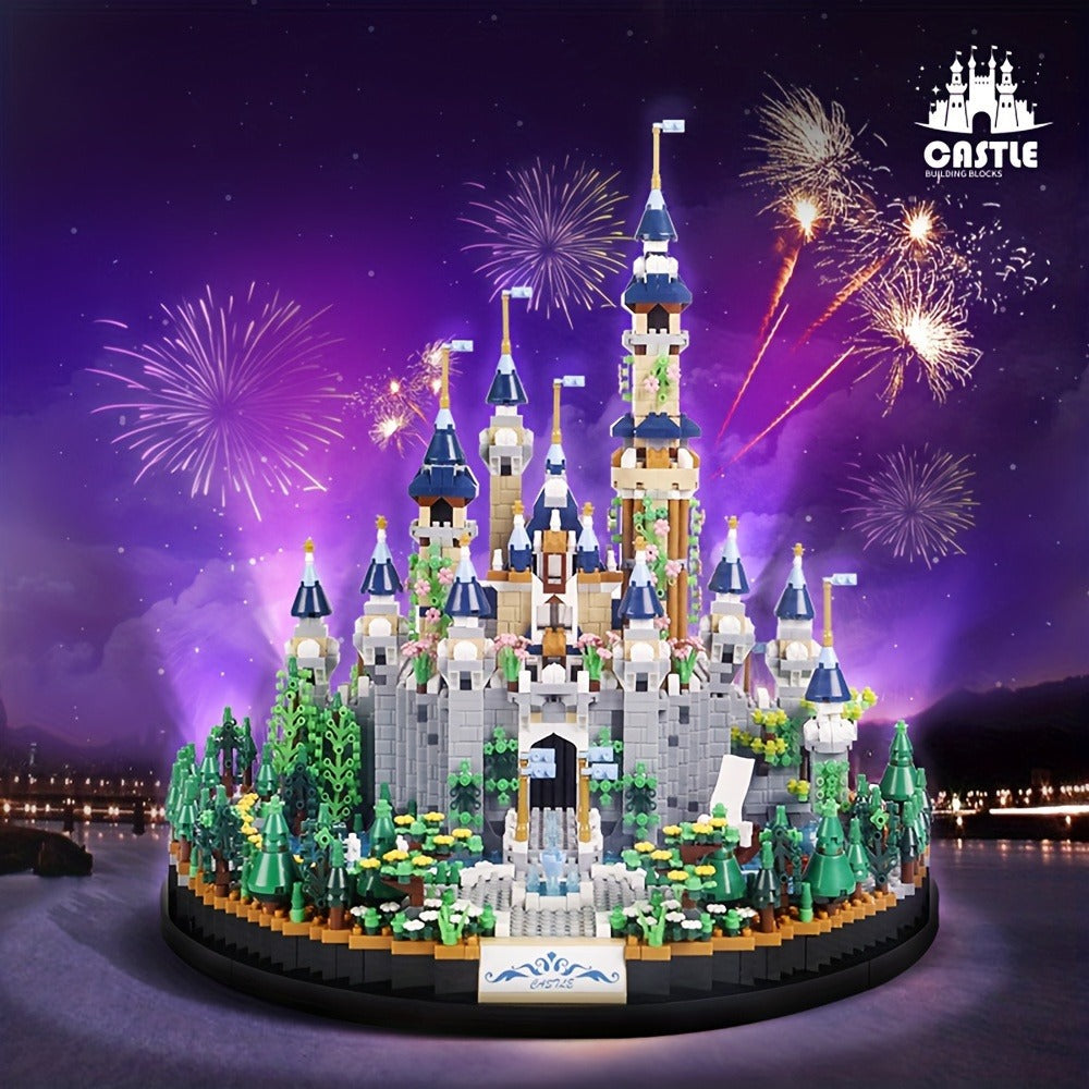 Princess Castle Building Blocks 3600 Pcs, Fairytale Palace Micro Brick Kit for Ages 8+