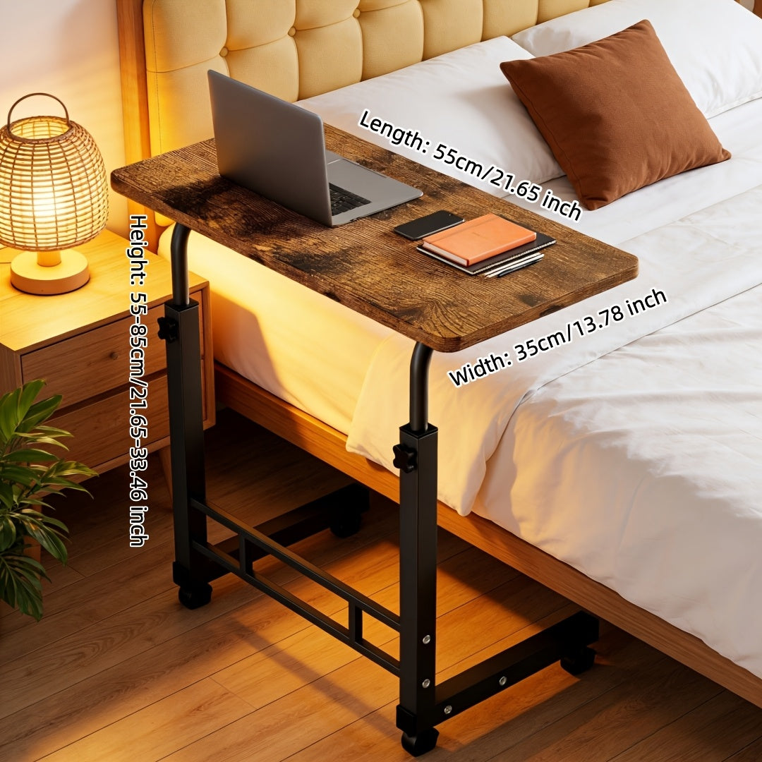 Computer Desk shown in the 4-wheel single-layer nostalgic option