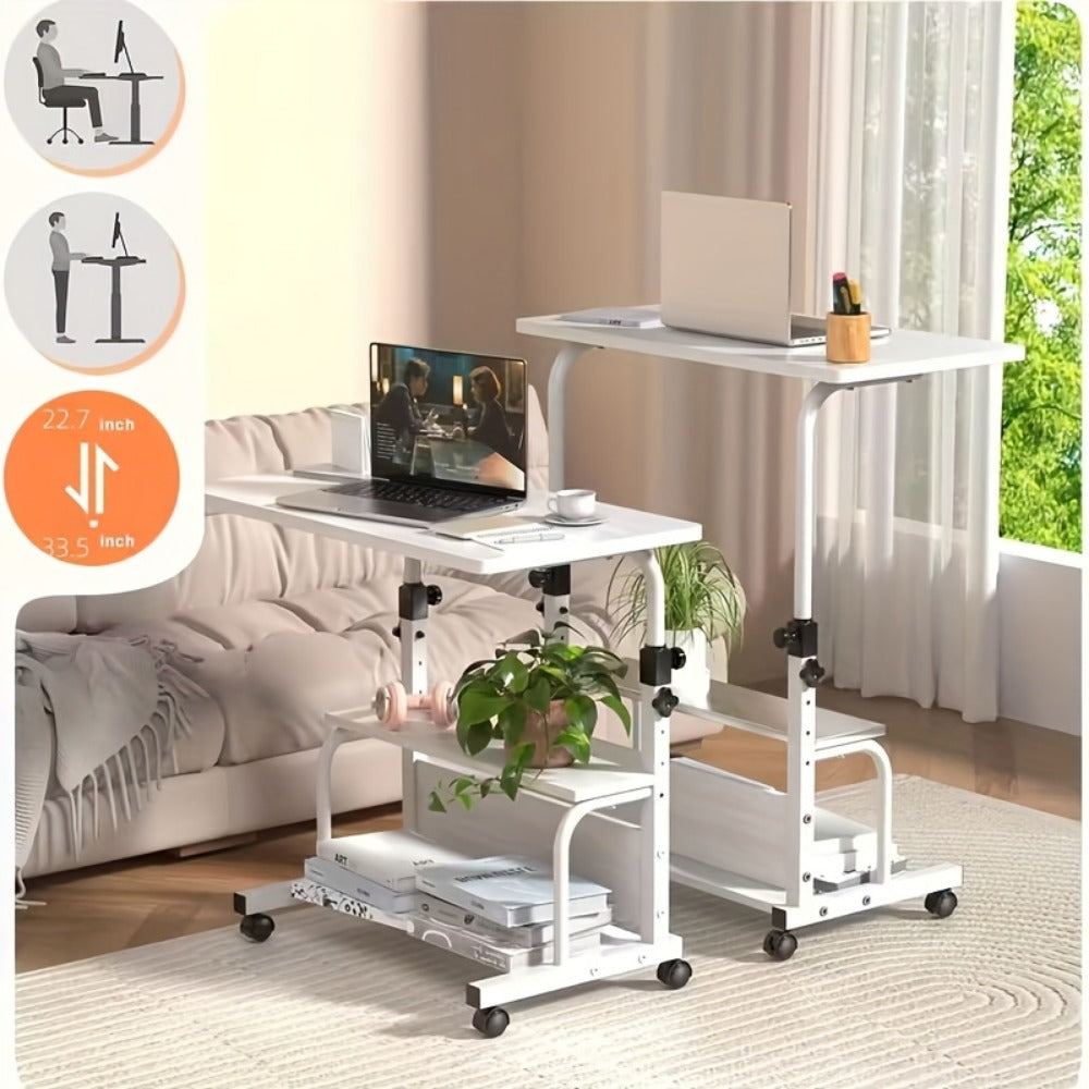 Computer Desk with Adjustable Height for Work, Display, and Everyday Use in Home Office detail image - detail view 7