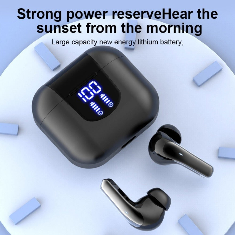 Stereo Sport Wireless Earbuds Touch Control Charging Case In-Ear Bluetooth TWS Headphones for Running Gym Fitness Music All Smartphones