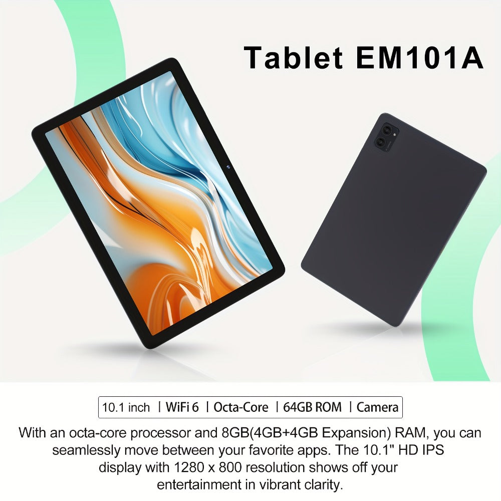 Business Tablet 11 Inch Android 16 Gemini AI 8GB RAM 128GB ROM 1TB Expandable 7000mAh Long Battery WiFi 6 Dual Cameras Tablet PC for Work Study Entertainment – Grey