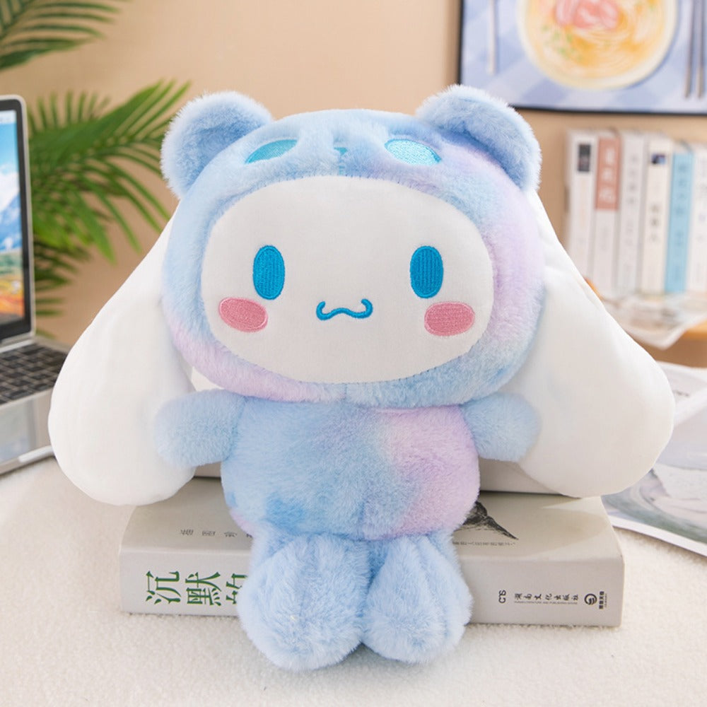 Tie-Dye Character Plush Toy with Four Selectable Styles for Display