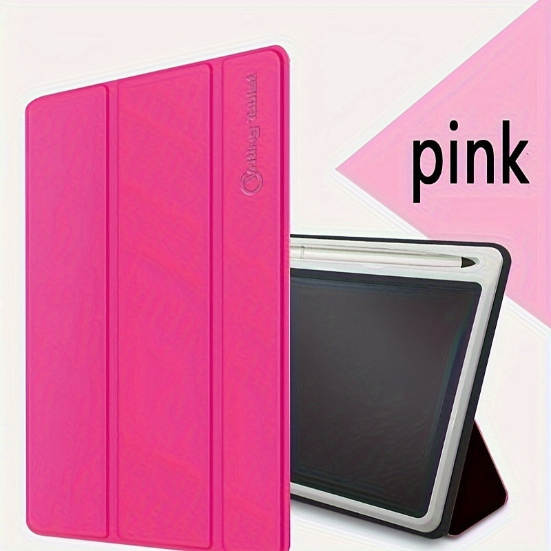 LCD Writing Tablet 10.1 Inch Large Screen Digital Drawing Board Electronic Handwriting Pad with Protective Case & Stylus Paperless Memo Doodle Board for Kids Adults Students School Office – Pink