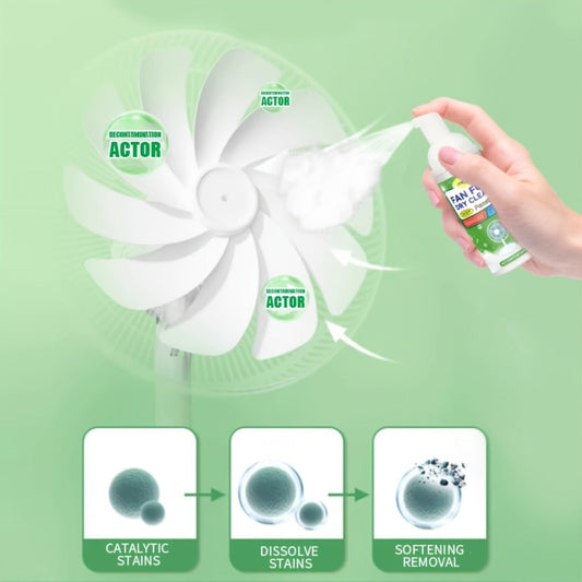 Fan Cleaner Spray with Towel, 2.03 oz for Fan Blades and Grilles