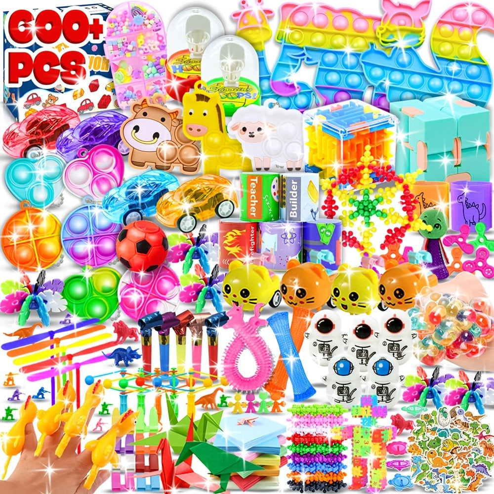 Bulk Party Favor Toys, 600-Piece Mixed Novelty & Fidget Assortment