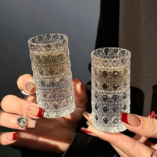 Shot Glass Set with Diamond Engraving, Dishwasher Safe, 4 or 6 Pieces