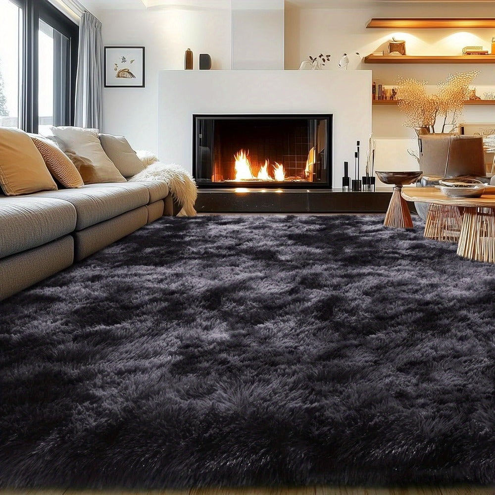 Fluffy Shag Area Rug 8x10 Feet – Ultra Soft Plush Non-Slip Large Living Room Rug, Fuzzy Bedroom Carpet for Teen Dorm, Study Room & Home Decor – Multiple Colors