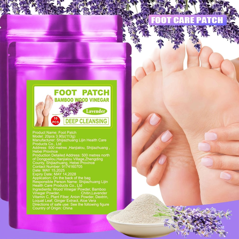 Foot Detox Pads Value Set 50pcs & 150pcs – Bamboo Vinegar & Ginger Deep Cleansing Overnight Patches, Alcohol-Free Natural Plant Formula, Green Golden Lavender Variants, Foot Care Gift for Women Men