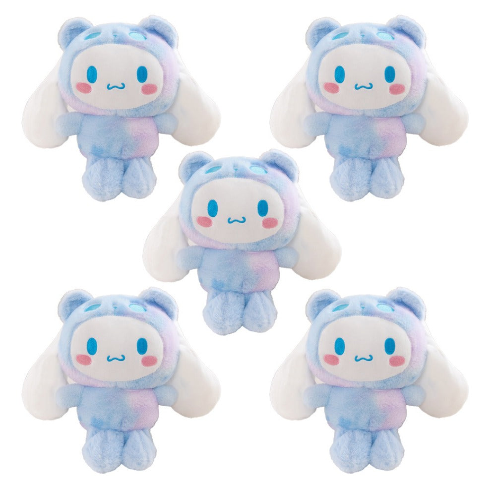 Tie-Dye Character Plush Toy with Four Selectable Styles for Display