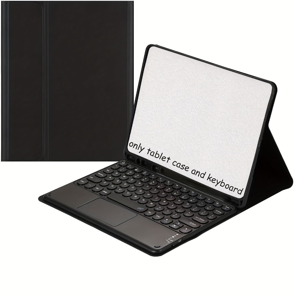 Samsung Galaxy Tab Keyboard Case with Multi-Touch Trackpad 11 Inch for Galaxy Tab S9 FE S9 S8 S7 A9+ Detachable Wireless Keyboard Auto Sleep Wake Folio Cover with Stylus Holder Black Blue Pink Green