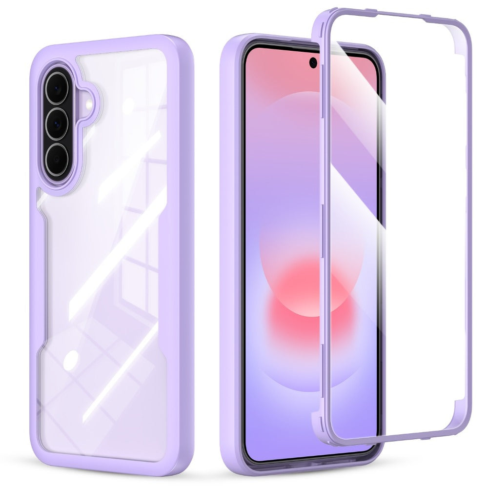 Samsung Galaxy A-Series Rugged Case with Built-In Screen Protector – Full Body Shockproof Phone Cover for Galaxy A15 A16 A17 A36 A37 A56 A57 5G | Heavy Duty Drop Protection